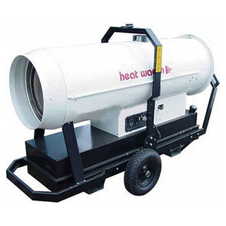 Heavy Duty Oil Indirect Fired Heater by Heat Wagon – 75"L x 33"W x 48"H, Steel, White, Model HVF410HD