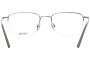 Eyeglasses H 6041 033 Gunmetal by Flexon – Lens-52 Bridge-20 Temple-140, Metal, Gunmetal/Grey, Model H6041