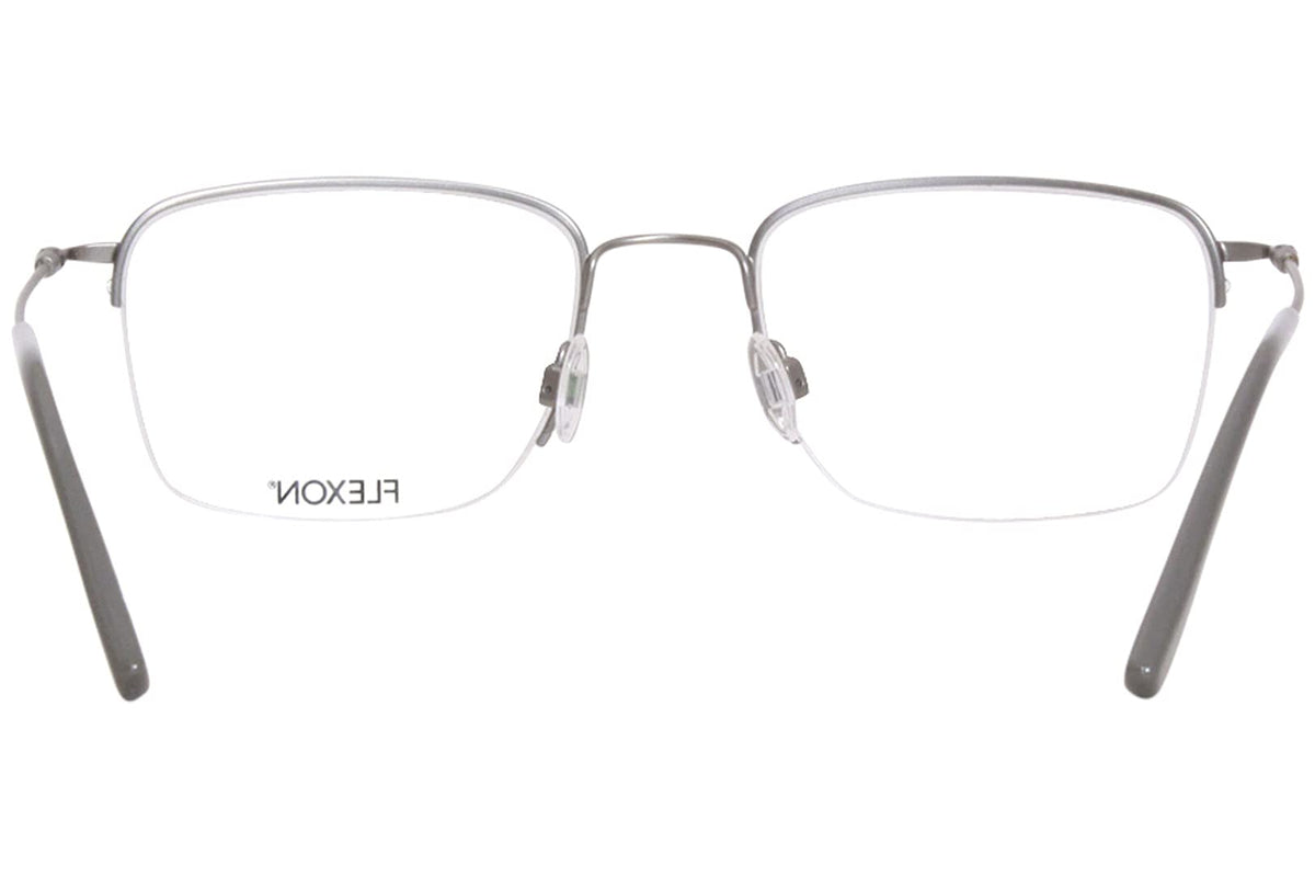 Eyeglasses H 6041 033 Gunmetal by Flexon – Lens-52 Bridge-20 Temple-140, Metal, Gunmetal/Grey, Model H6041