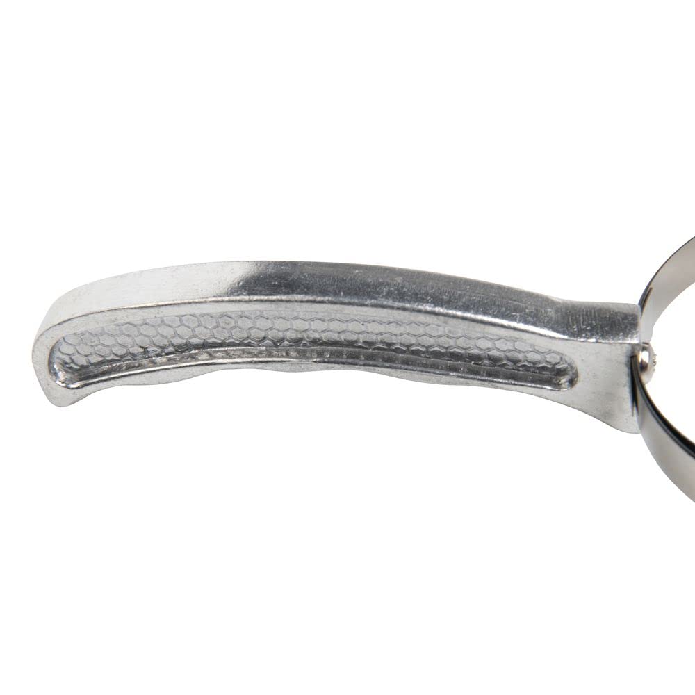 Bone Dust Scraper square 3-1/2" diameter by ALFA – Aluminum, Silver, Model 077BSS