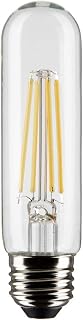 Satco S21351, T10 LED Bulb, E26 Base, 3000K, Clear, Dimmable, Light Bulb