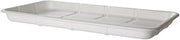 ECO PRODUCTS Disposable #25S Meat & Produce Food Trays, Case of 200, 14.75"x8.25" Vanguard Container, Lined, Compostable Renewable White Molded Fiber, No PFAS, Hot or Cold Foods, ASTM, BPI-Certified