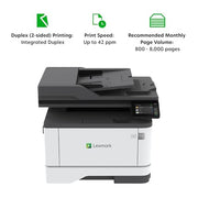 Lexmark Printer / BLACK GREY / MX431adn Laser Printers