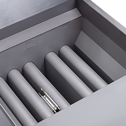 Natural Gas Commercial Floor Deep Fryer with 4 Tubes Burners 50lb by Dukers – stainless steel, Model DCF4-NG