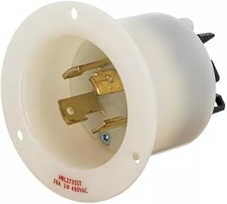 Hubbell 68166 Locking Device FLANGED Inlet, See Image