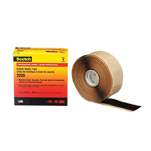 3M Black / 1 in x 10 ft / 1 Electrical Tape