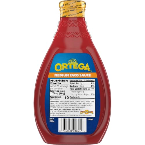 Ortega 16 Ounce (Pack of 1) / Medium / 1 Taco Sauce