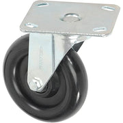 Medium Duty Rigid Plate Caster 5" Polyurethane Wheel by Global Industrial – 11"L x 16.14"W x 0.63"H, Polyurethane (PU), Model 6352PU