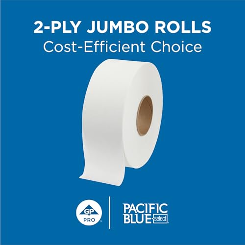 Georgia-Pacific 1000 Feet (Pack of 8) / Pacific Blue Select / White Paper & Plastic