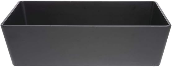 HUBERT Food Pan Housing Full Size Black Melamine - 20 7/8" L x 12 7/8" W x 6" H