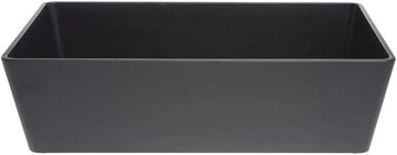 HUBERT Food Pan Housing Full Size Black Melamine - 20 7/8" L x 12 7/8" W x 6" H