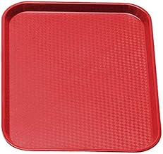 Plastic Fast Food Tray - 13 1/2"L x 10 2/5"W, Red