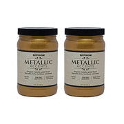 Rust-Oleum 32 Fl Oz (Pack of 2) / Sea Shell / Metallic Paint Interior & Exterior House Paint