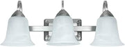 Feit Electric 73960 3 Light Nickel Vanity Fixture