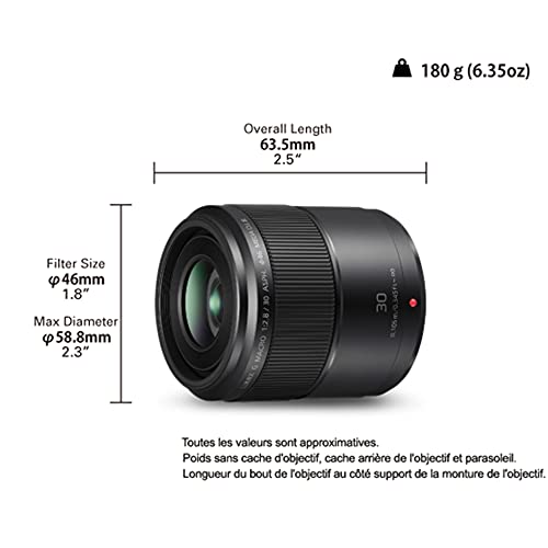 Panasonic Single / Black / 1 SLR Camera Lenses