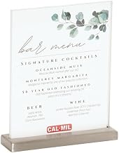 CAL-MIL 22385-811-55 Stainless SIGNHOLDER-Modern