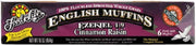 Ezekiel Cinnamon Raisin Sprouted Whole Grain English Muffins by Food for Life – 16 Ounce (Pack of 6), Pack of 6