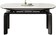 Mesa De Jantar Rock Plate Dining Table Home Round Modern Simple Dual-use Folding Diner Table