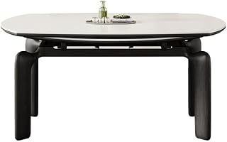 Mesa De Jantar Rock Plate Dining Table Home Round Modern Simple Dual-use Folding Diner Table