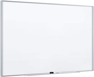 Quartet Whiteboard/Dry Erase Board, Magnetic, 4'x3', Fusion Nano-Clean, Silver Aluminum Frame (NA4836F)