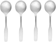 Oneida Paul Revere 18/8 Stainless Steel Round Soup Spoon (Set of Four)