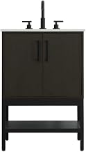 Elegant Kitchen and Bath 24" Single Bathroom Vanity in Mocha Brown