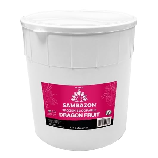 Sambazon Dragon Fruit / 384 Fl Oz (Pack of 1) / 1 Smoothie Mixes