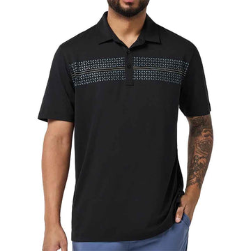 Men's Performance Jersey S by TravisMathew – Large, Black, Model A46191