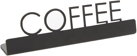 American Metalcraft SBC5 Stainless Steel Coffee Sign, Black, 5"