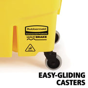 Rubbermaid Commercial Products Yellow / 35 Qt / Mop Bucket&Wringer Buckets