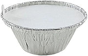 Handi-Foil 3.5 oz. Aluminum Foil Cup w/Board Lid -Ramekin/Cupcake/Tart Container (pack of 300)