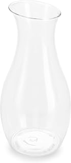 Carlisle FoodService Products 7090207 Cascata Carafe Juice Jar Beverage Decanter Only, Plastic, 1 L, Clear