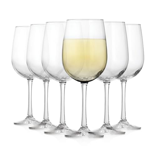 Libbey Classic White 6 / 6 count / Elegant Wine Glasses