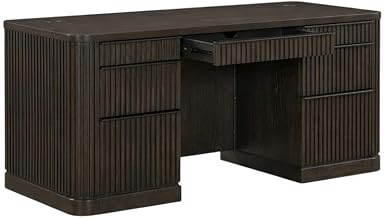 Brown Credenzas with Spacious Storage, Wooden Doors, Modern Design, Durable Construction, Perfect for Office or Conference Rooms