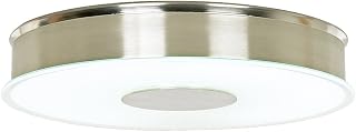 Lithonia Lighting 11560 BNP M4 Disk One-Light Energy Star 10.5-Inch Wide Indoor Flushmount Light, Brushed Nickel