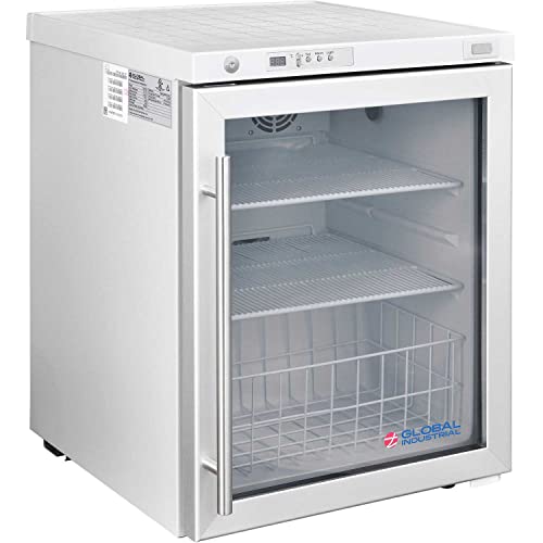 Undercounter Laboratory Refrigerator by Global Industrial – 22.81"L x 19.5"W x 26"H, 2.4 cubic_feet, White, Model 2453700