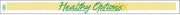 HUBERT "Healthy Options" Band-It Label - 13 3/4"L x 1"H, 500 per roll
