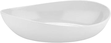 G.E.T. B-128-W Large Oval Melamine Serving Bowl, 4 Quart, White