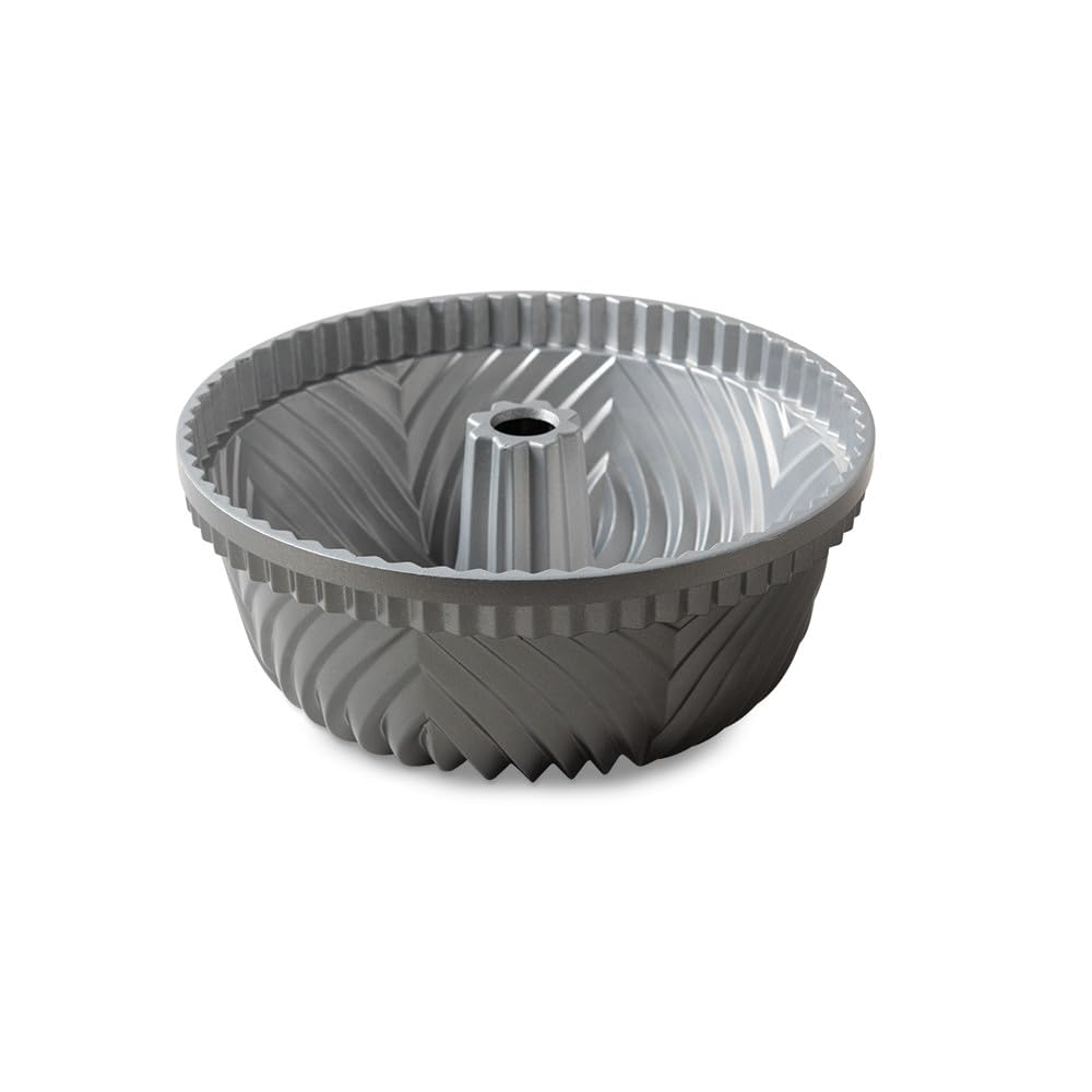 Bavaria Bundt Pan by Nordic Ware – 10-Cup, 2.5 liters, Aluminum, Graphite, Model 53624AMZM