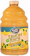 Juice Lemon Plastic Bottle 4 Case 1 Gallon