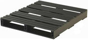 Jifram 05000092 36-Inch by 32-Inch 2-Way Entry Recycled Plastic Pallet with 2000 Pound Weight Capacity