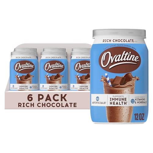 Ovaltine Rich Chocolate / 12 Ounce (Pack of 6) / 6 Chocolate Drink Mixes