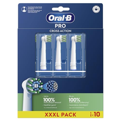 Oral-B 1 Count (Pack of 10) / New Version / White Toothbrush Replacement Heads
