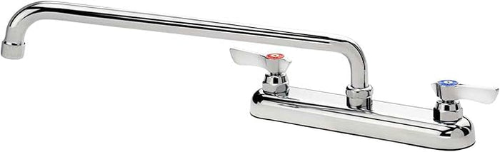 Krowne Commercial Series 8" Center Deck Mount Faucet, 14" Spout, 13-814L