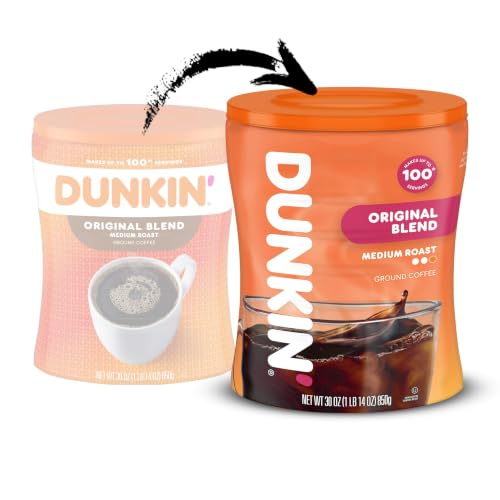 Dunkin' Donuts Original Blend / 30 Ounce (Pack of 1) / coffee Ground Coffee