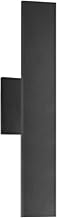 Dainolite Wheatherly LED Outdoor Wall Sconce - 18" - Matte Black