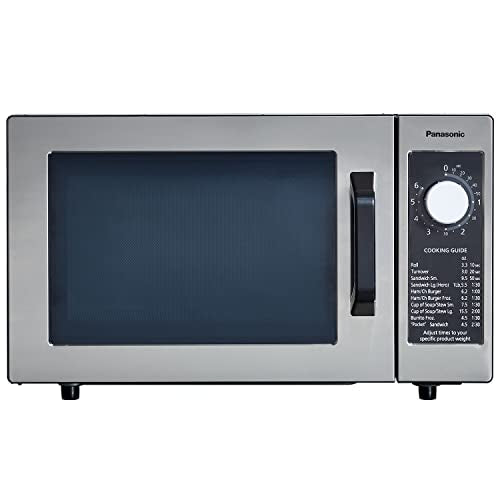 Panasonic 1000 Watt - Dial / NE-1025F / Silver Countertop Microwave Ovens