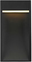 Adriel LED Outdoor Wall Sconce Black