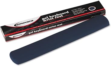 Innovera Fabric-Covered Gel Keyboard Wrist Rest, 19 x 2.87, Blue