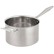 Intrigue Mirror Finish S/S 7 Quart Sauce Pan by Vollrath – 7 Quarts, 6.62 liters, Stainless Steel, Silver, Model 47743